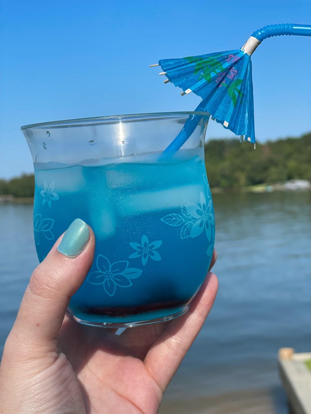 Deep Water Blue Cocktail