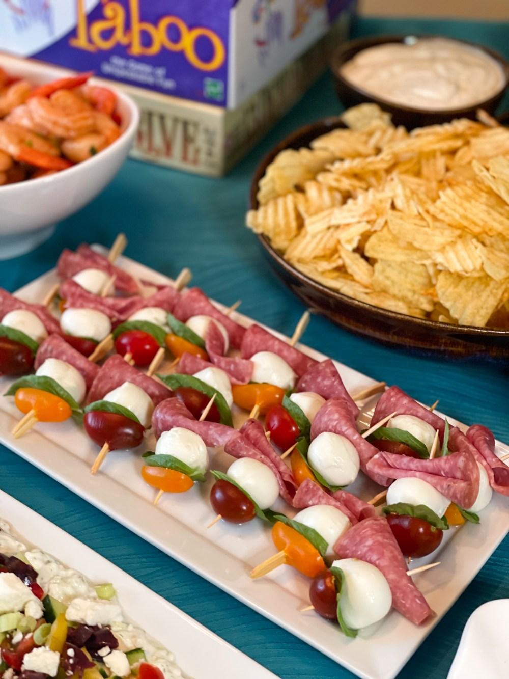 Tomato Mozzarella Skewers