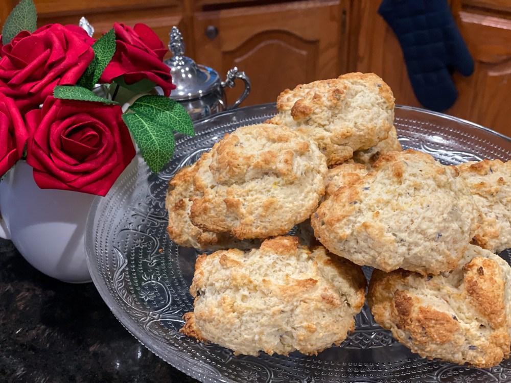 Lemon Lavender Buttermilk Scones