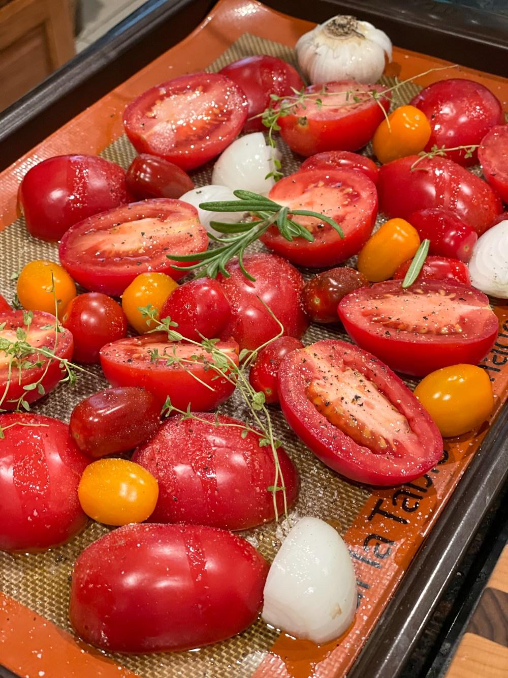 Roasted Tomato Basil Soup