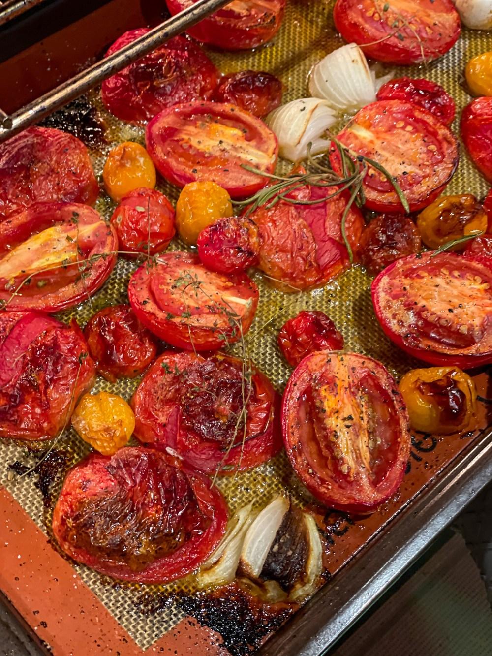 Roasted Tomato Basil Soup