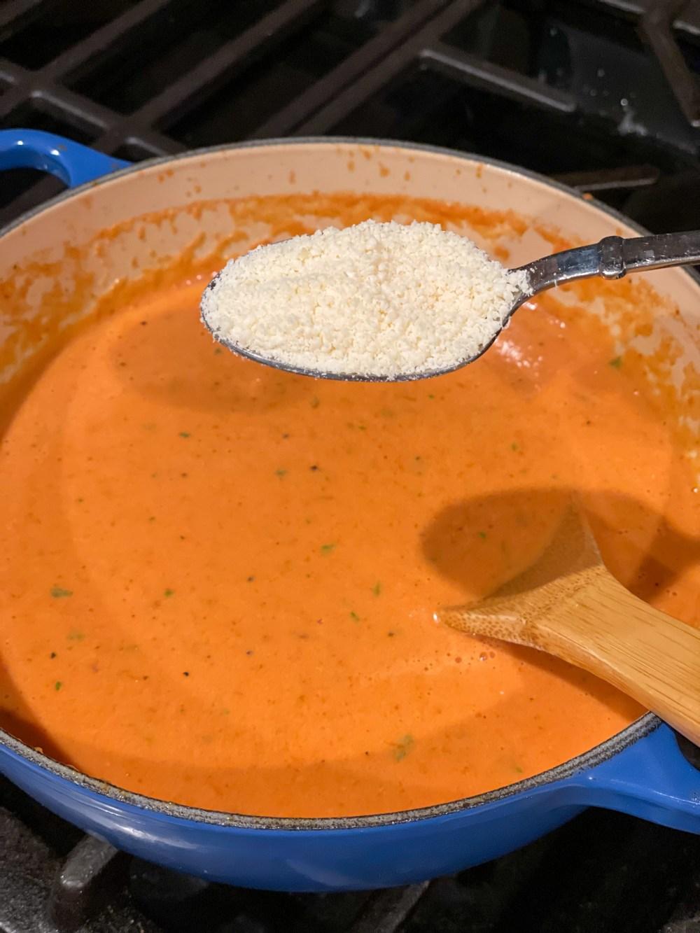 Roasted Tomato Basil Soup
