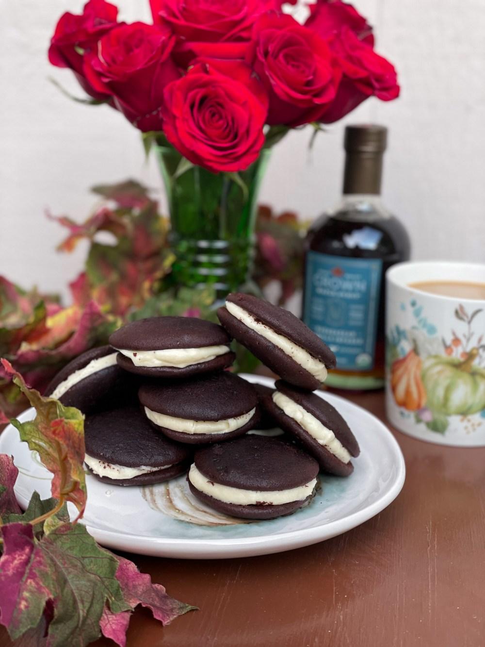 Chocolate Maple Whoopie Pies