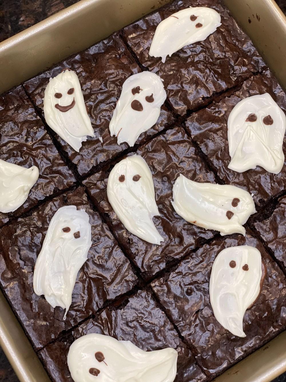 Boo Brownies Halloween