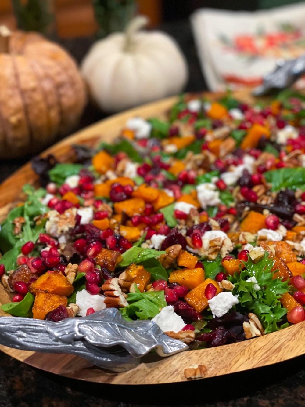 Butternut Squash Cranberry Salad