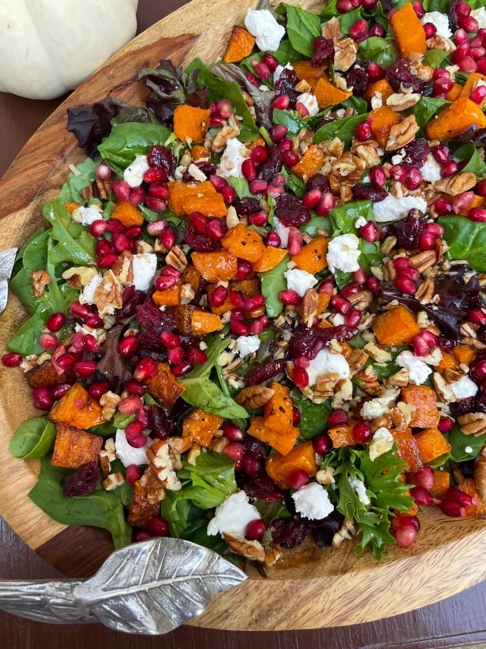 Butternut Squash Cranberry Salad