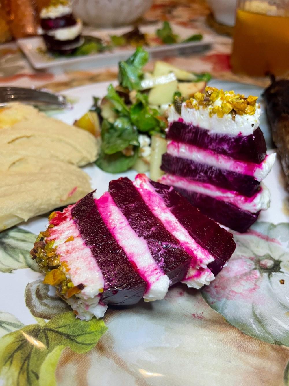 Goat Cheese Beet Stacks 