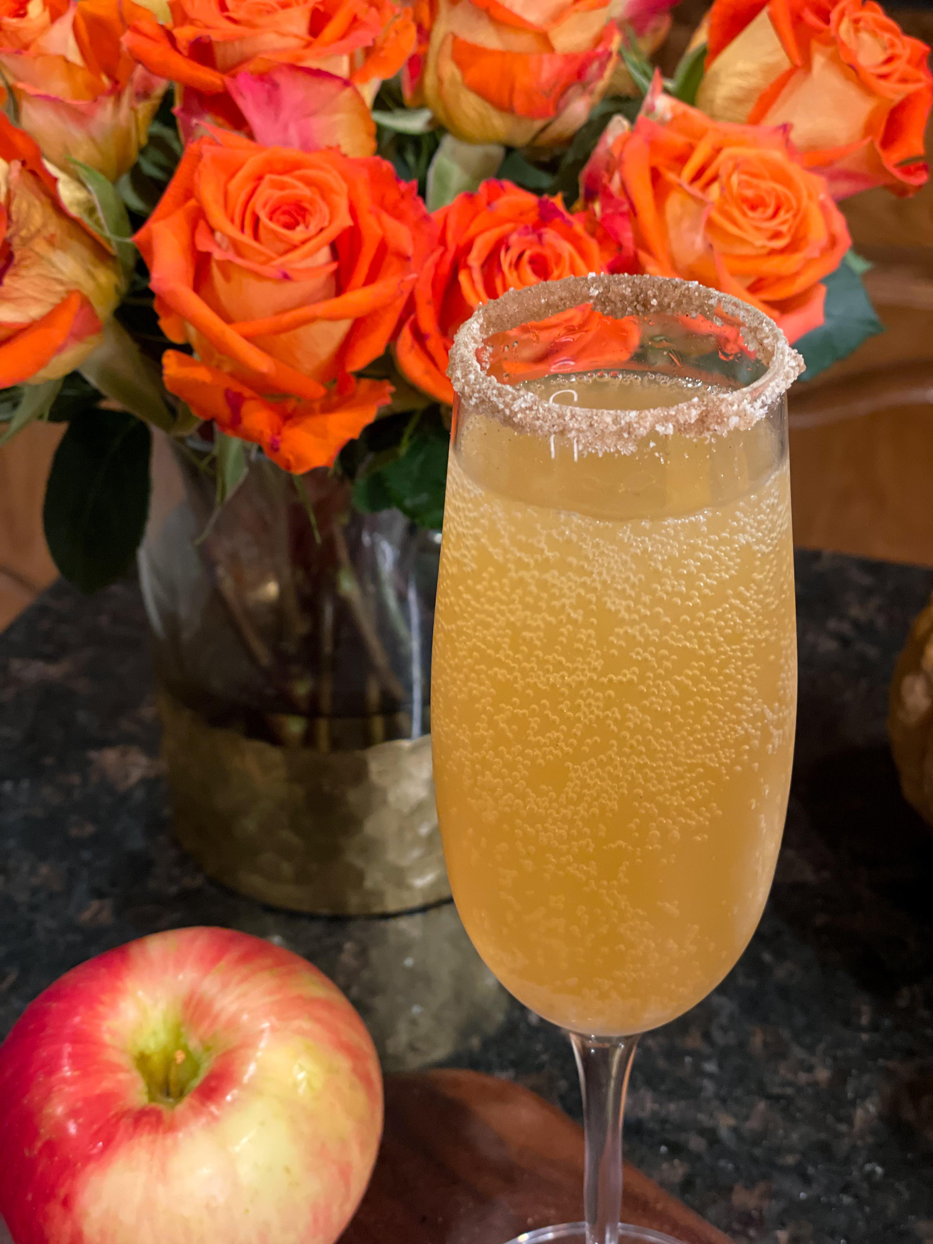 Apple Cider Mimosas
