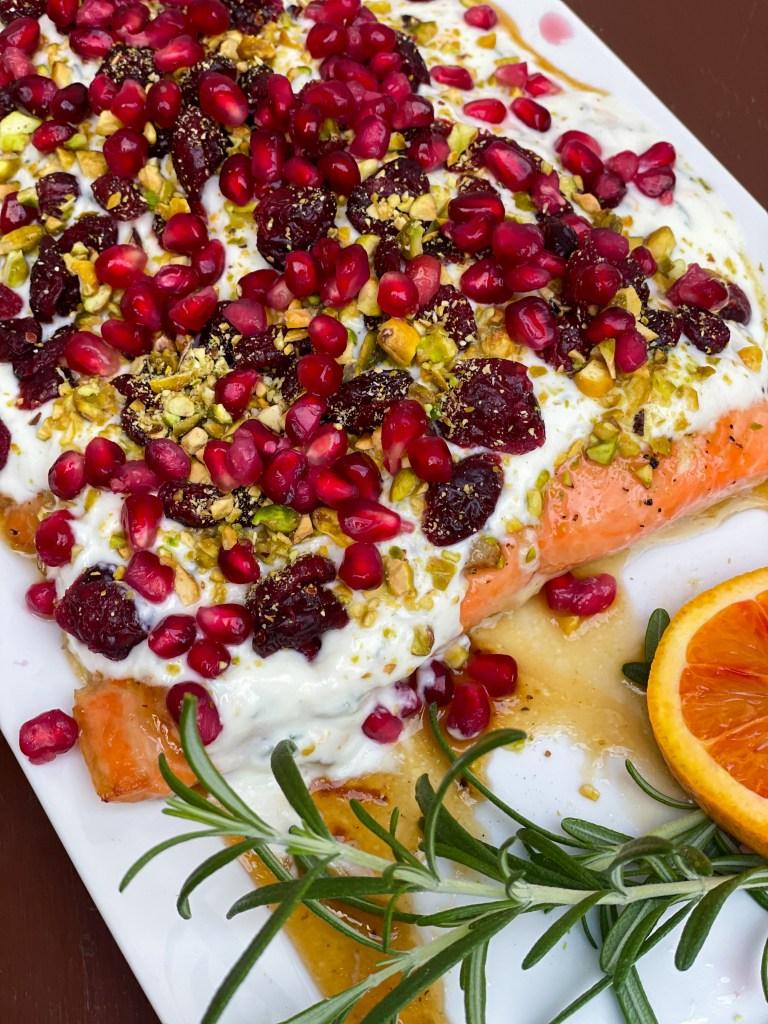 Holiday Jeweled Salmon