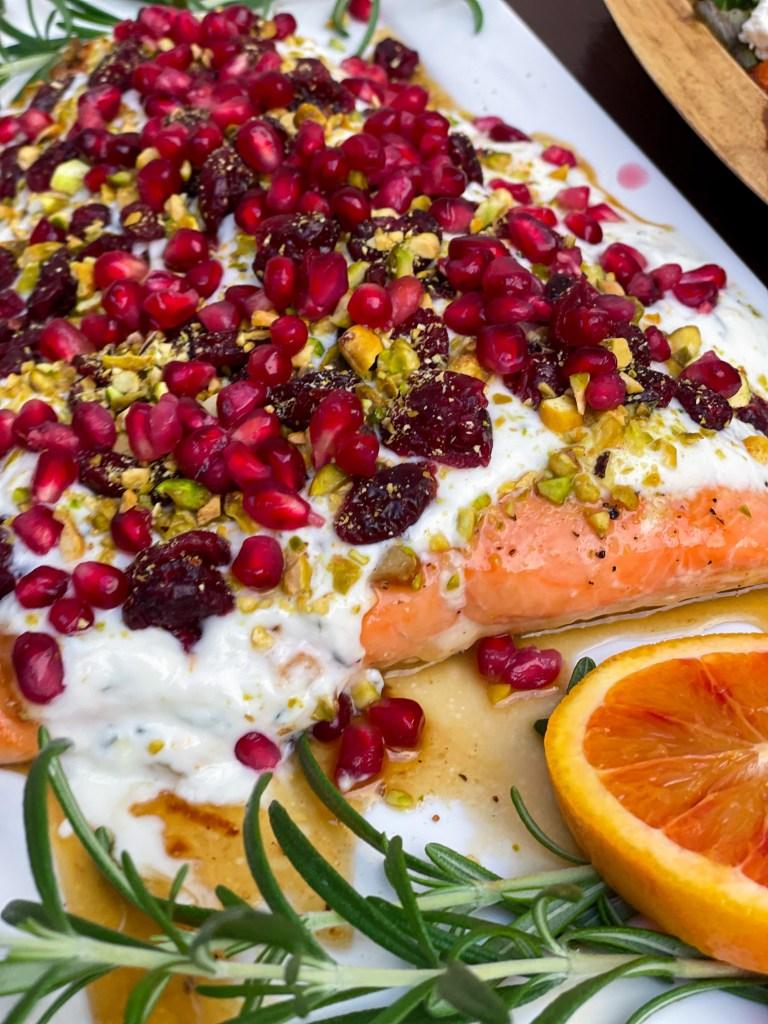 Holiday Jeweled Salmon