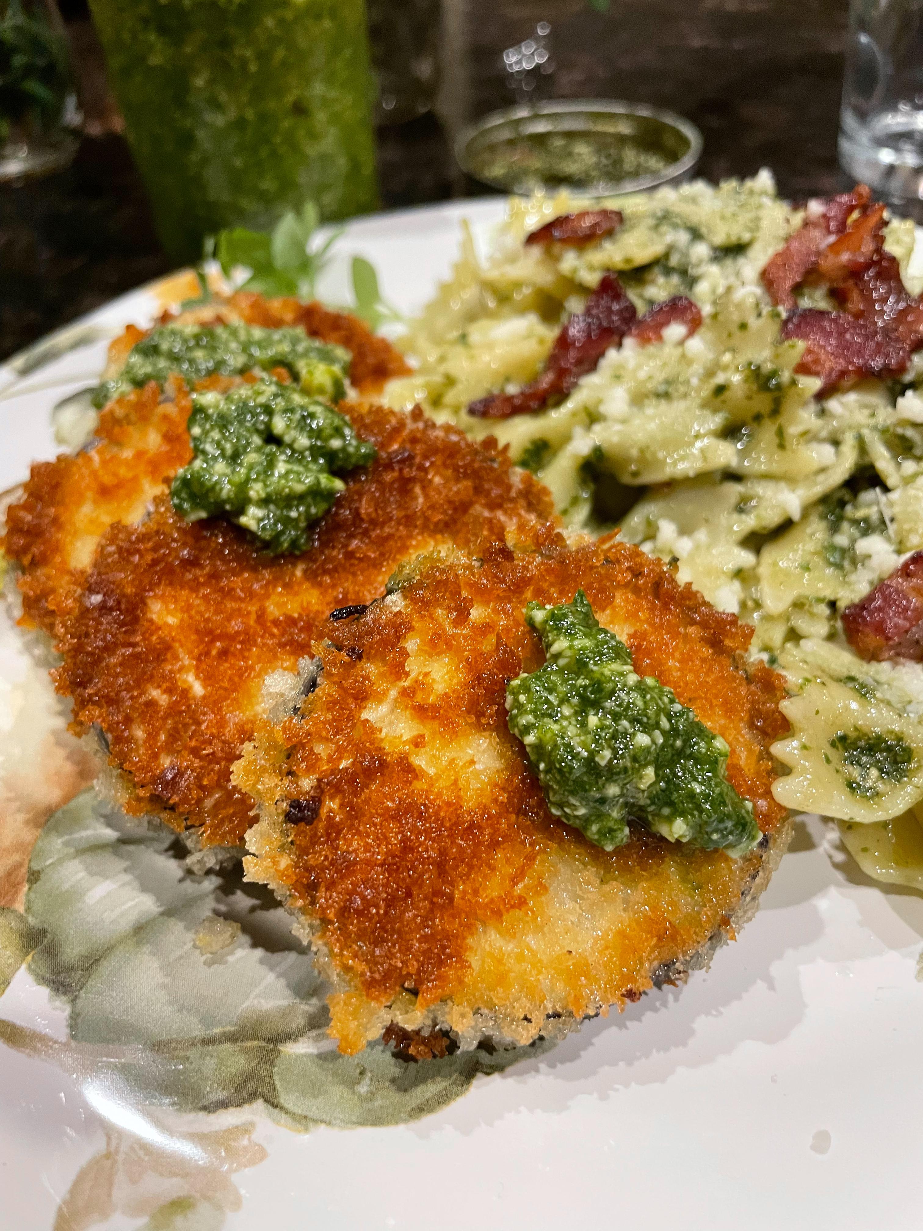 Fried Eggplant with Spicy Globe Basil