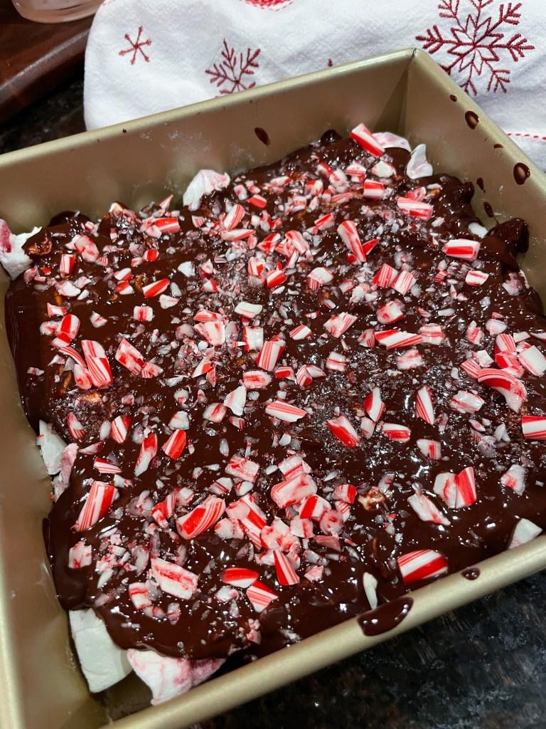 Peppermint Rocky Road