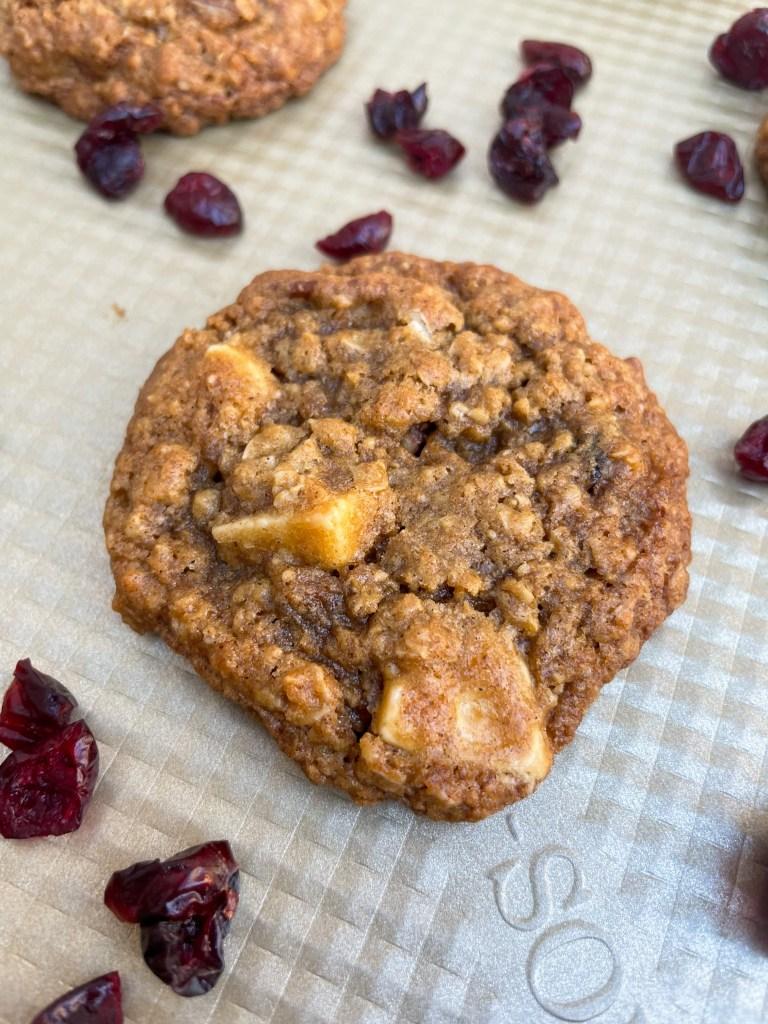 Oatmeal White Chocolate Cranberry Pecan Cookies