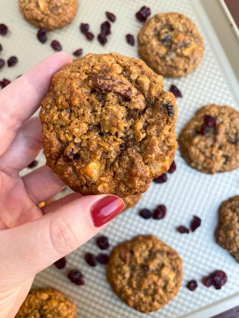 Oatmeal White Chocolate Cranberry Pecan Cookies