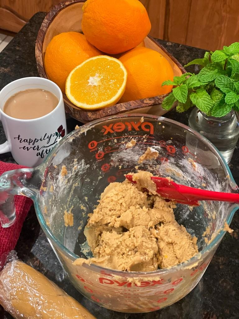 Chocolate Orange Shortbread Cookies