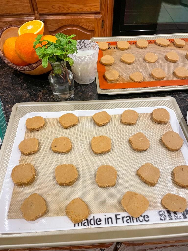 Chocolate Orange Shortbread Cookies