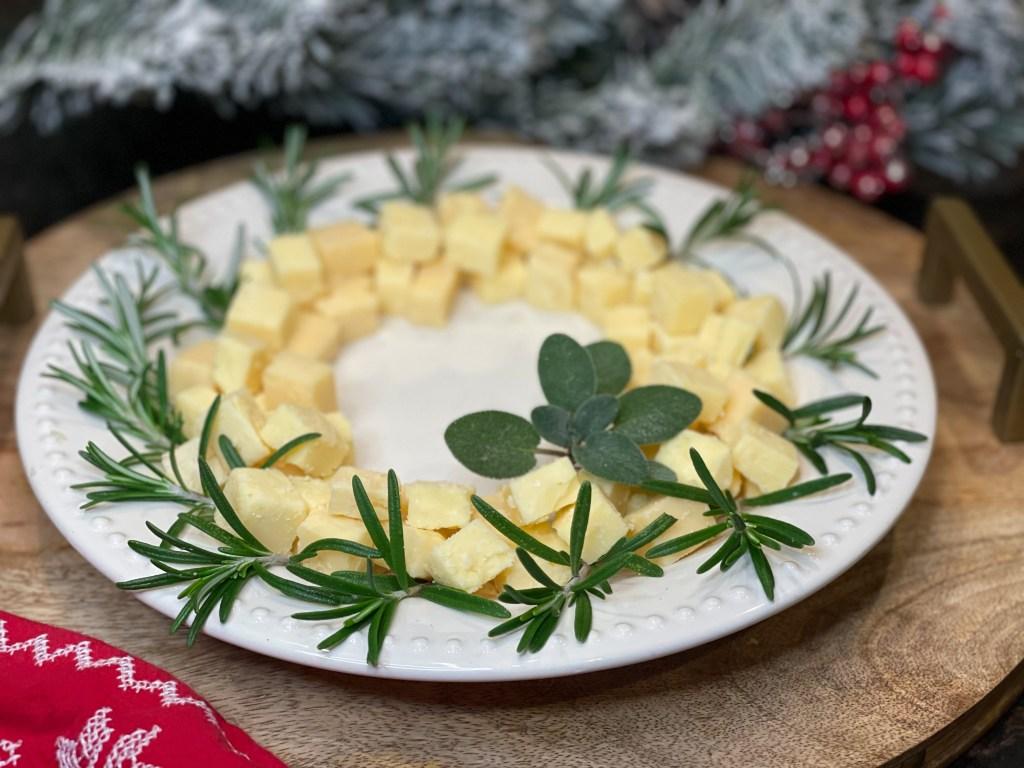 White Cheddar Cheese Wreath