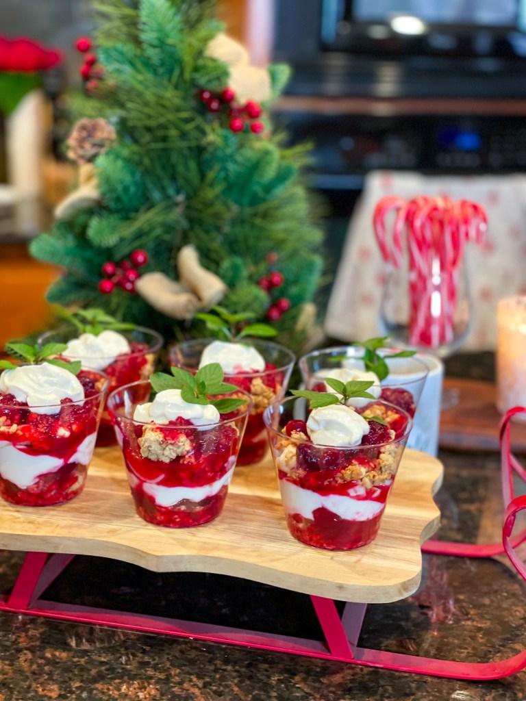 Cranberry Yogurt Parfaits
