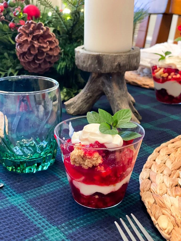 Cranberry Yogurt Parfaits