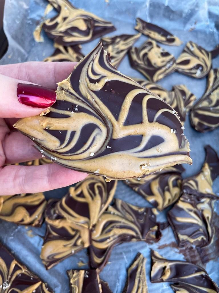 Dark Chocolate Peanut Butter Bark