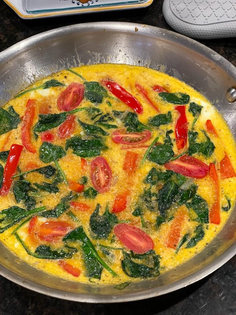 Giant Greek Omelet