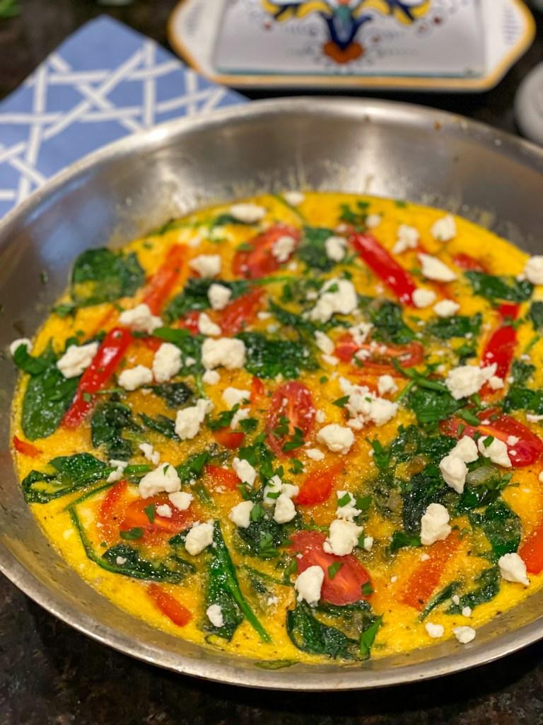 Giant Greek Omelet