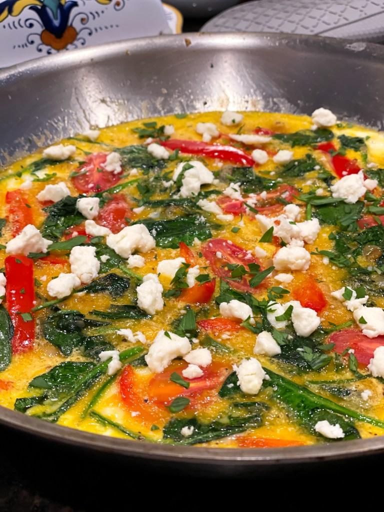 Giant Greek Omelet