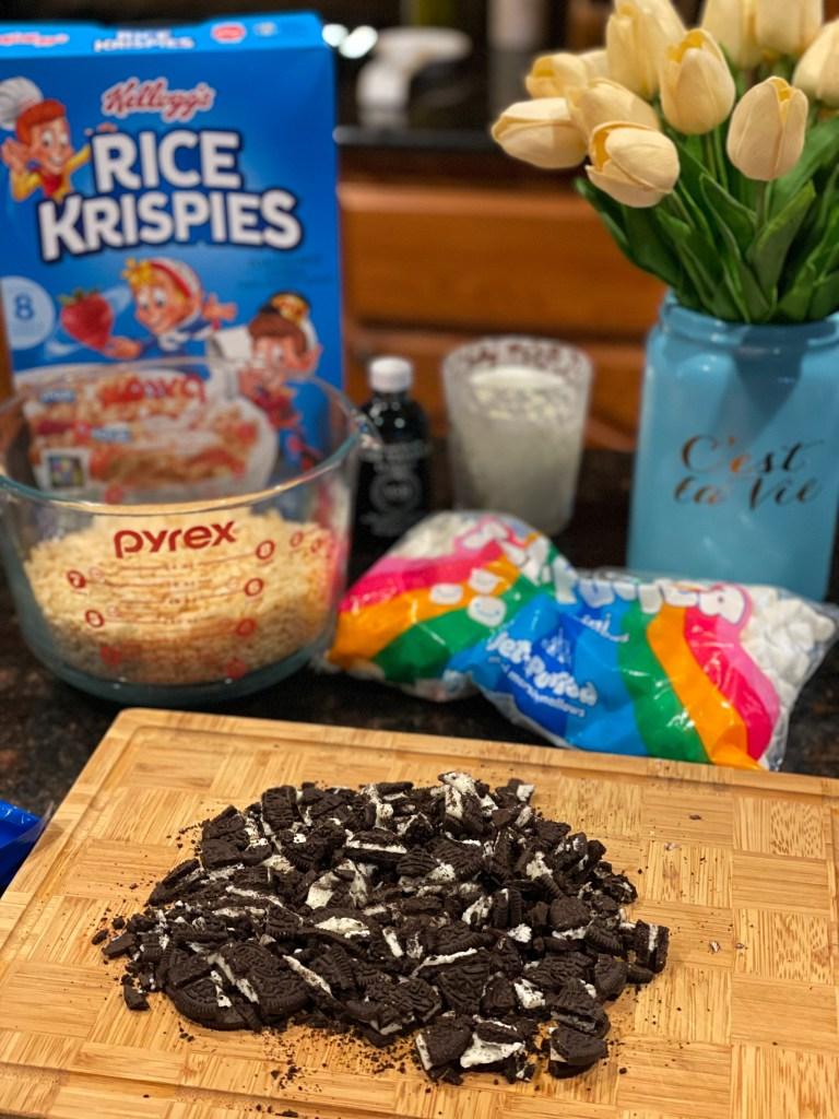 Oreo Rice Krispie Treats