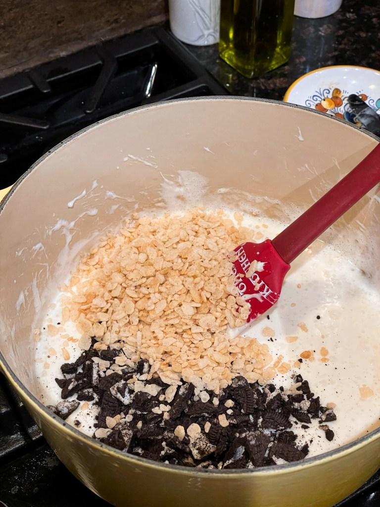 Oreo Rice Krispie Treats