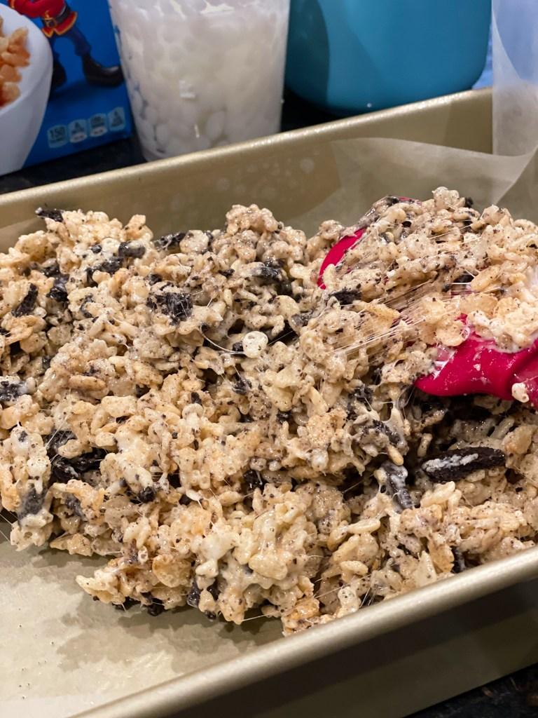 Oreo Rice Krispie Treats