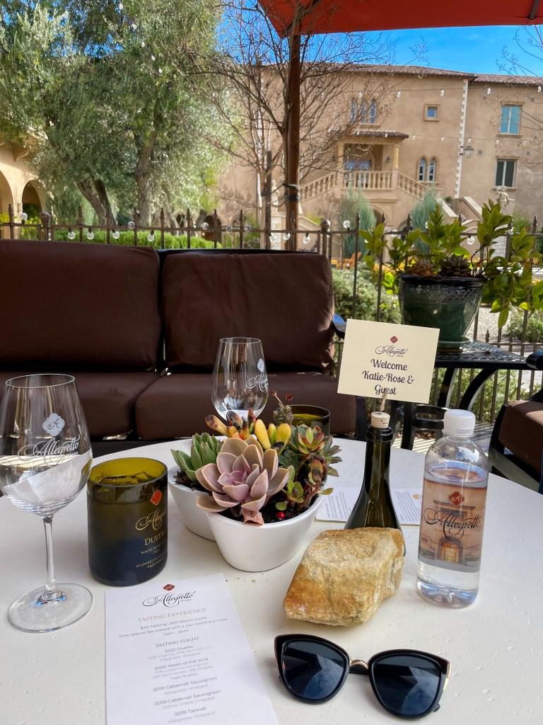 Allegretto Wines Tasting