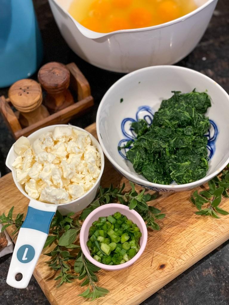 Spanakopita Egg Cups