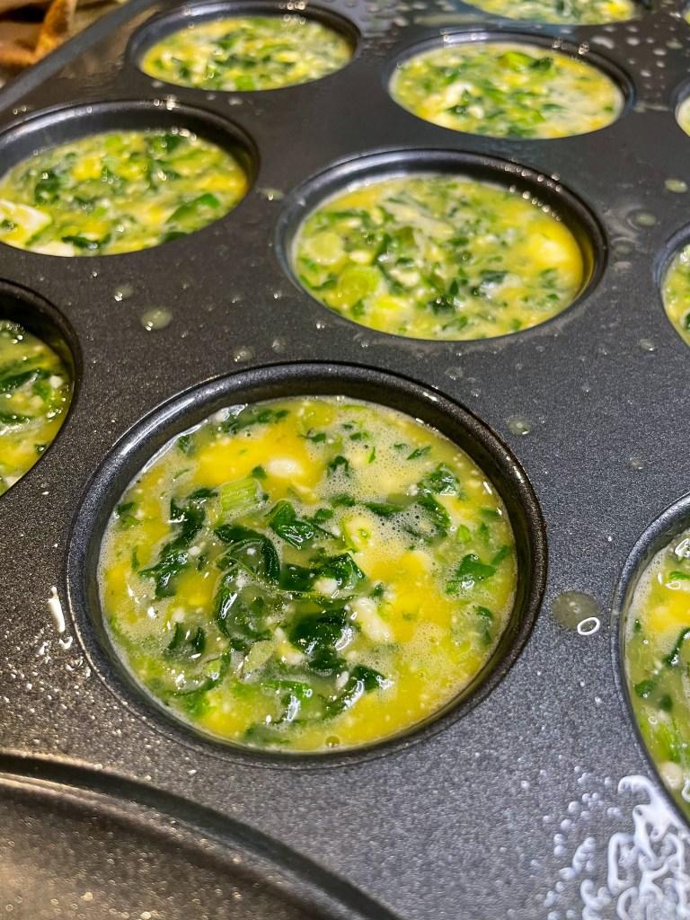 Spanakopita Egg Cups