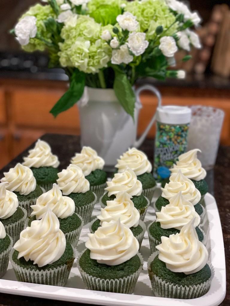 Green Velvet Cupcakes