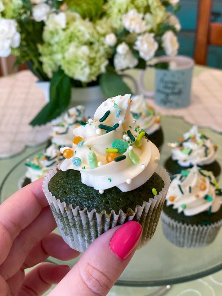 Green Velvet Cupcakes