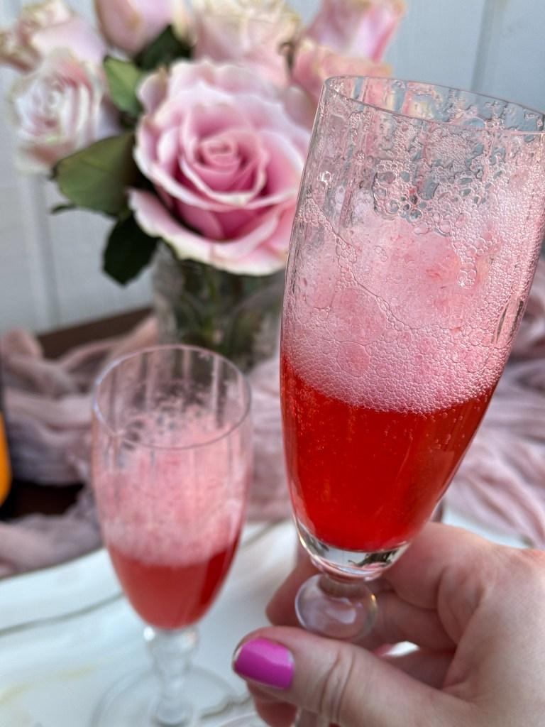 Raspberry Mimosas