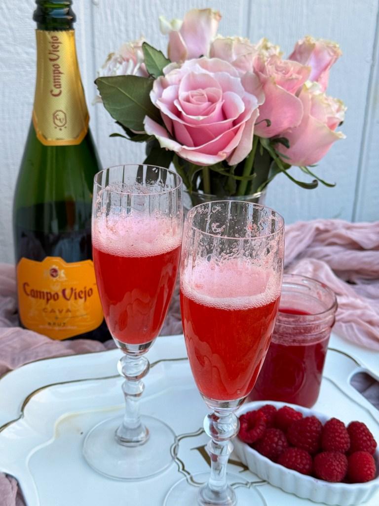 Raspberry Mimosas