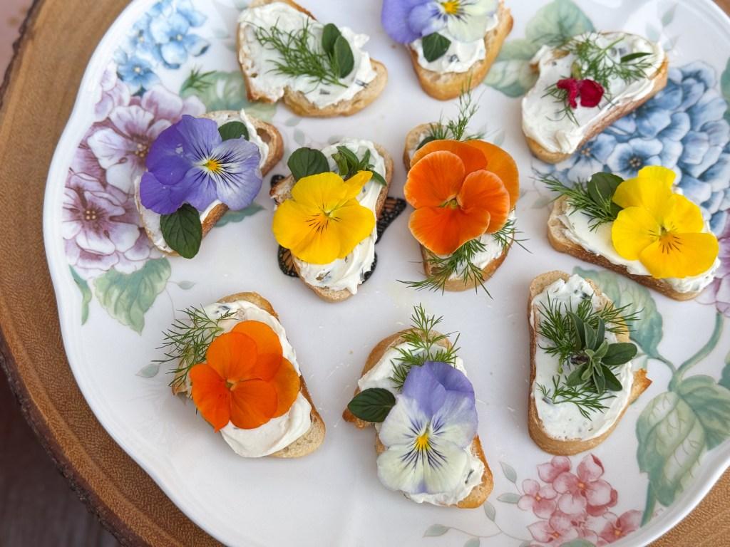 Garden Party Crostini