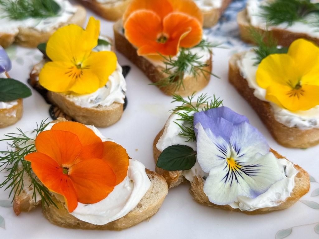 Garden Party Crostini