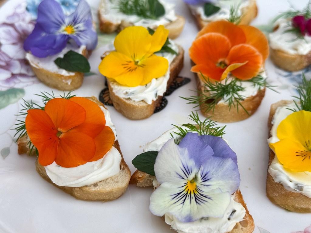Garden Party Crostini