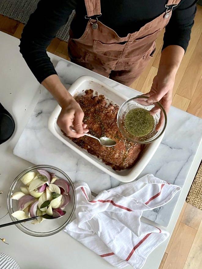 Spice and rosemary pork roast, Mama Ía blog