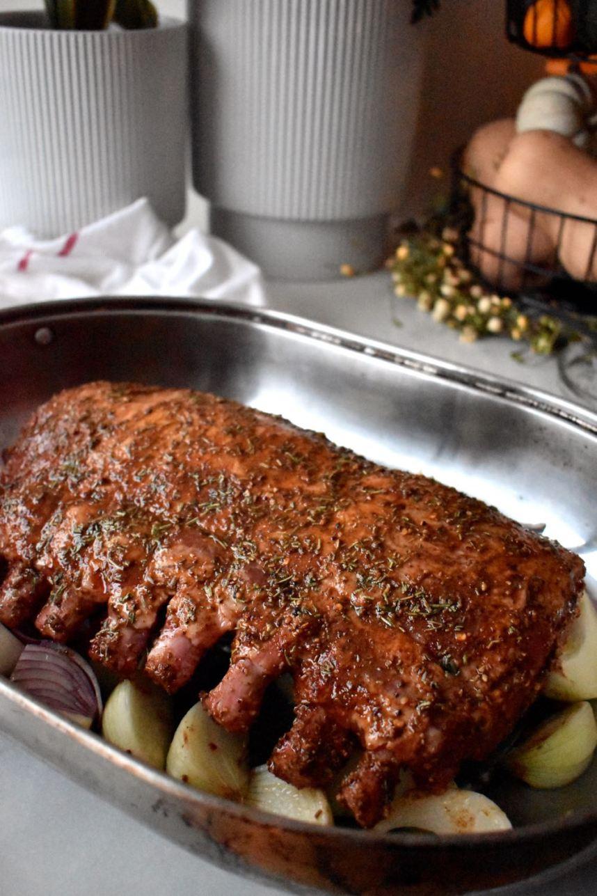 Spice and rosemary pork roast, Mama Ía blog