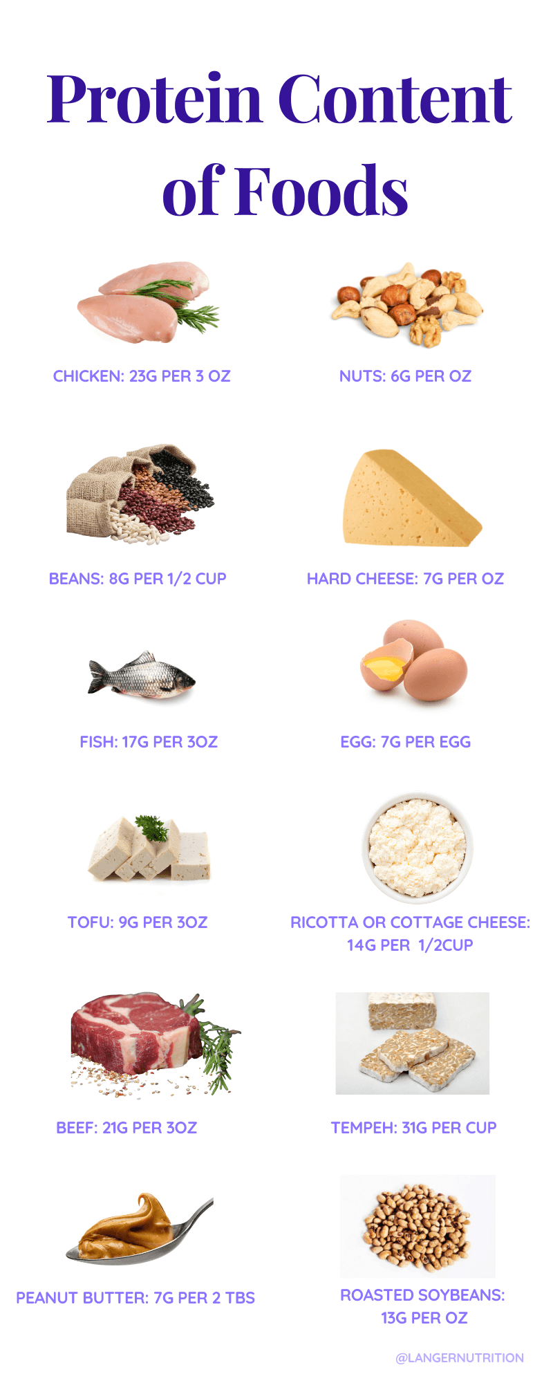 protein content of food