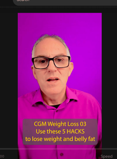 CGM for weight loss review