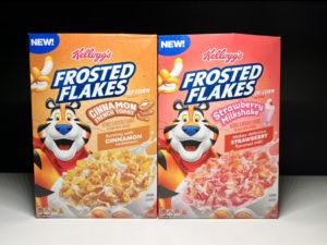 Kellogg's Cinnamon French Toast & Strawberry Milkshake Frosted Flakes