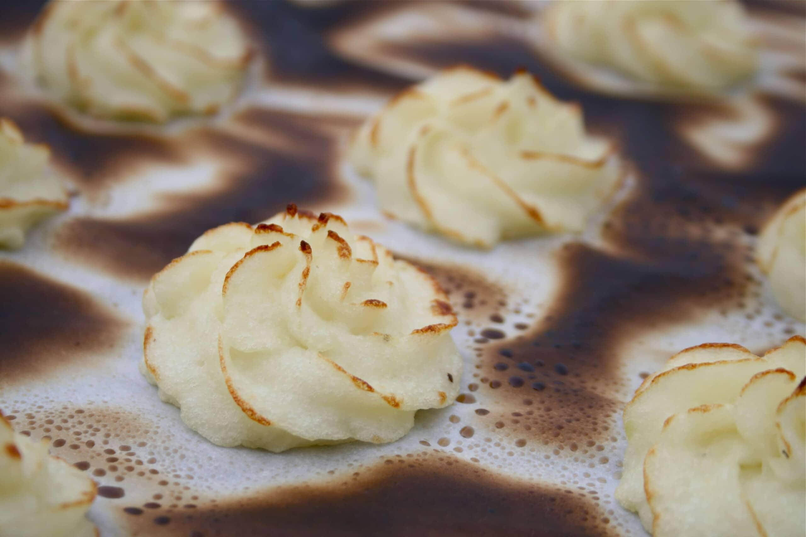 Crispy Mashed Potato Rosettes 