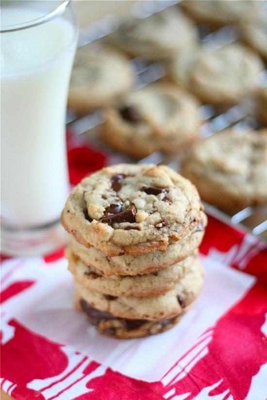 Brown Butter Dark Chocolate Chunk Cookies