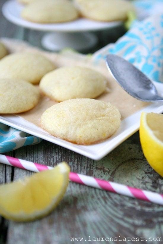 Lemon Glazed Lemon Cookies