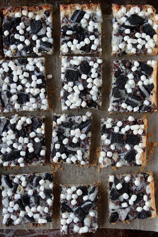 oreo smore magic bars