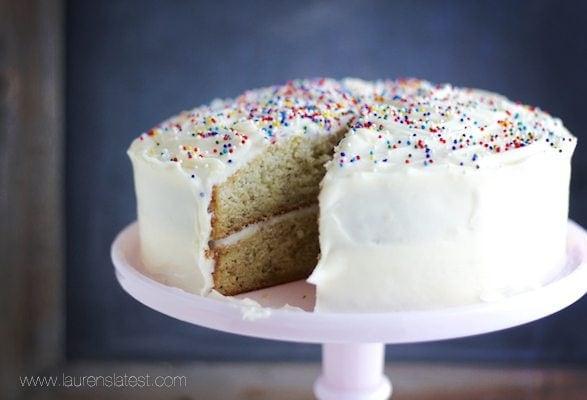 Banana Cake with Cream Cheese Frosting 